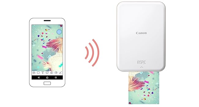 Amazon.co.jp: Canon 写真用 プリンター iNSPiC PV-123-SB ブルー