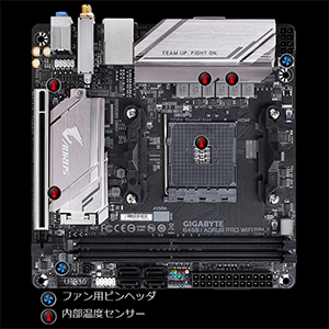 Amazon | GIGABYTE B450 I AORUS PRO WIFI Mini-ITX ゲーミング