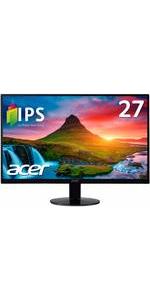 Amazon.co.jp: Acer モニター ディスプレイ AlphaLine 27インチ