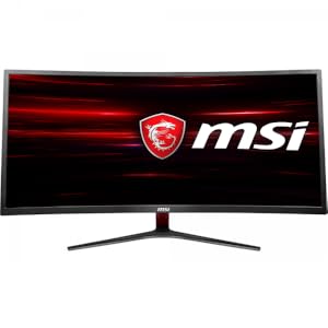 Amazon | MSI Optix MAG341CQ 湾曲 34インチ ゲーミングモニタ UWQHD