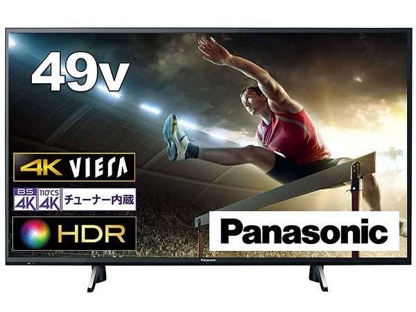 Amazon.co.jp: パナソニック 49V型 4K 液晶テレビ ビエラ HDR対応 TH