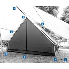 Amazon | ogawa(オガワ) テント シェルター トリアングロ [5人用] 2745