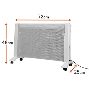 Amazon | アイリスプラザ 即暖マイカパネルヒーター 遠赤外線 温度調節