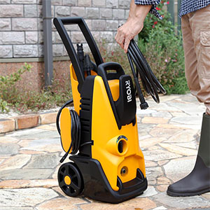 Amazon.co.jp: リョービ 高圧洗浄機 静音モード搭載 KSJ-1620 電源