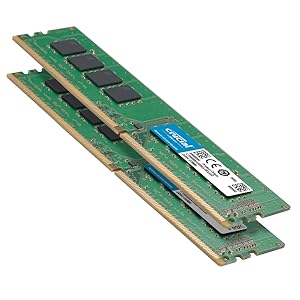 Crucial 32GB Kit (16GB x 2) DDR4 2666 MT/s (PC4-21300) UDIMM 288