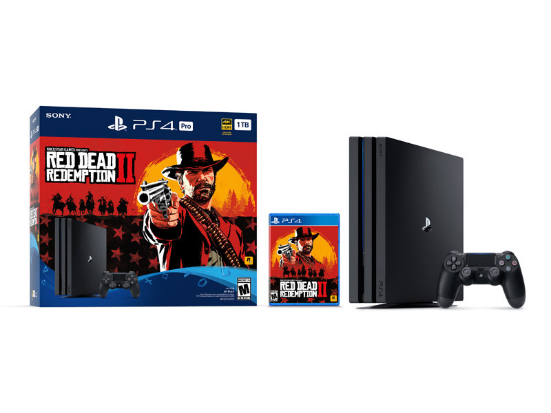 Amazon.com: PlayStation 4 Pro 1TB Console - Red Dead Redemption 2