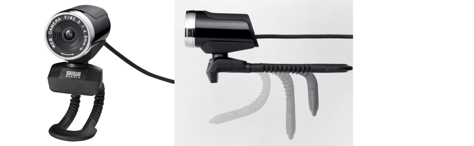 Amazon.co.jp: サンワサプライ WEBカメラ USB接続 FULL HD 200万画素