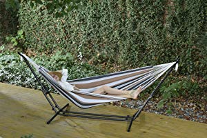 Amazon | Pooboo 自立式 ハンモック スタンドセット ダブルサイズ 室内