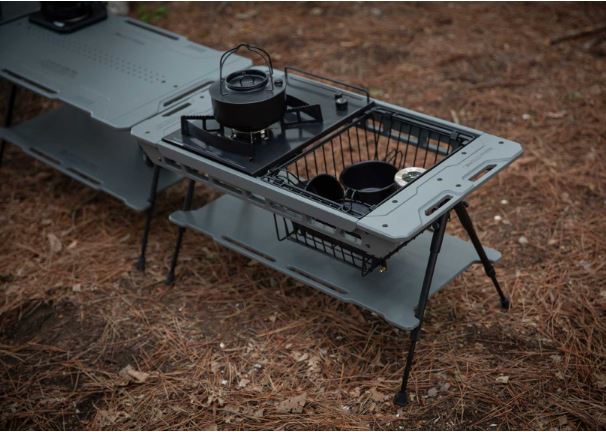 マイオン ミニ キャンプ サイド 補助 折り畳み ウッドバーナーテーブル