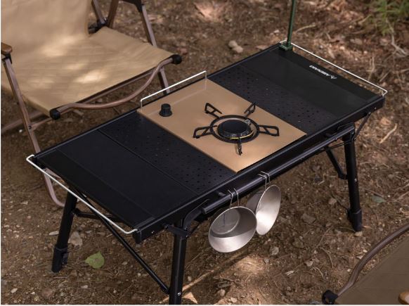 シック IGTテーブル2-組立式 高さ調節 バーナーテーブル