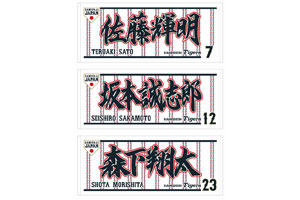 ニュース - グッズ - ウル虎の夏オリジナルジャージ背番号ネームシート