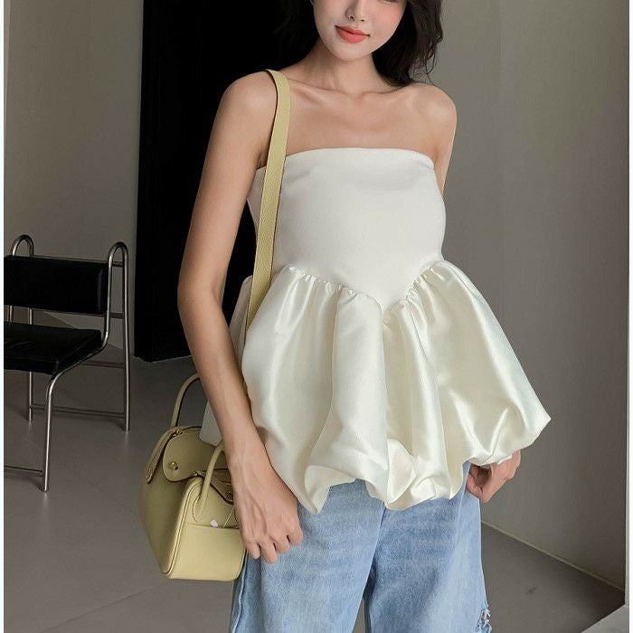 即納 2color ぺプラム バルーン ベアトップ | LiLiRena