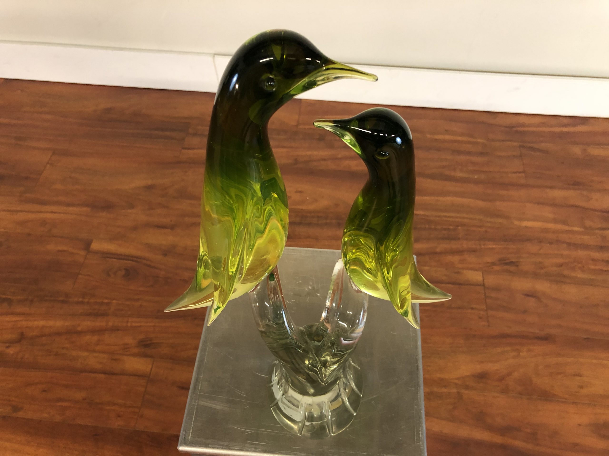 SOLD - Salviati Murano Glass Birds - Modern to Vintage