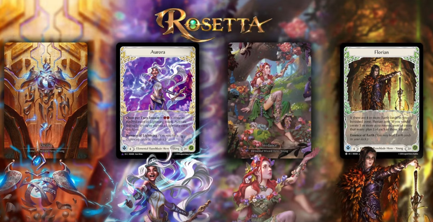 A First Look at the New Flesh and Blood Set, Rosetta | TCGplayer
