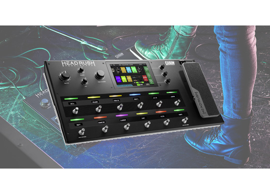 HEADRUSH / PEDALBOARD】7インチタッチディスプレイ搭載で直感的操作
