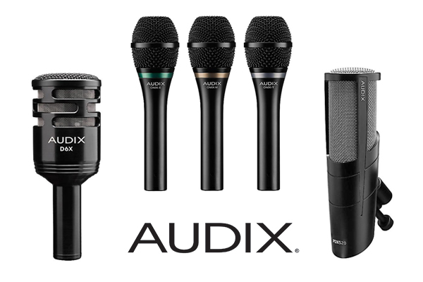 AUDIXダイナミックマイク5機種が登場！配信・ボーカル・ドラムに最適な