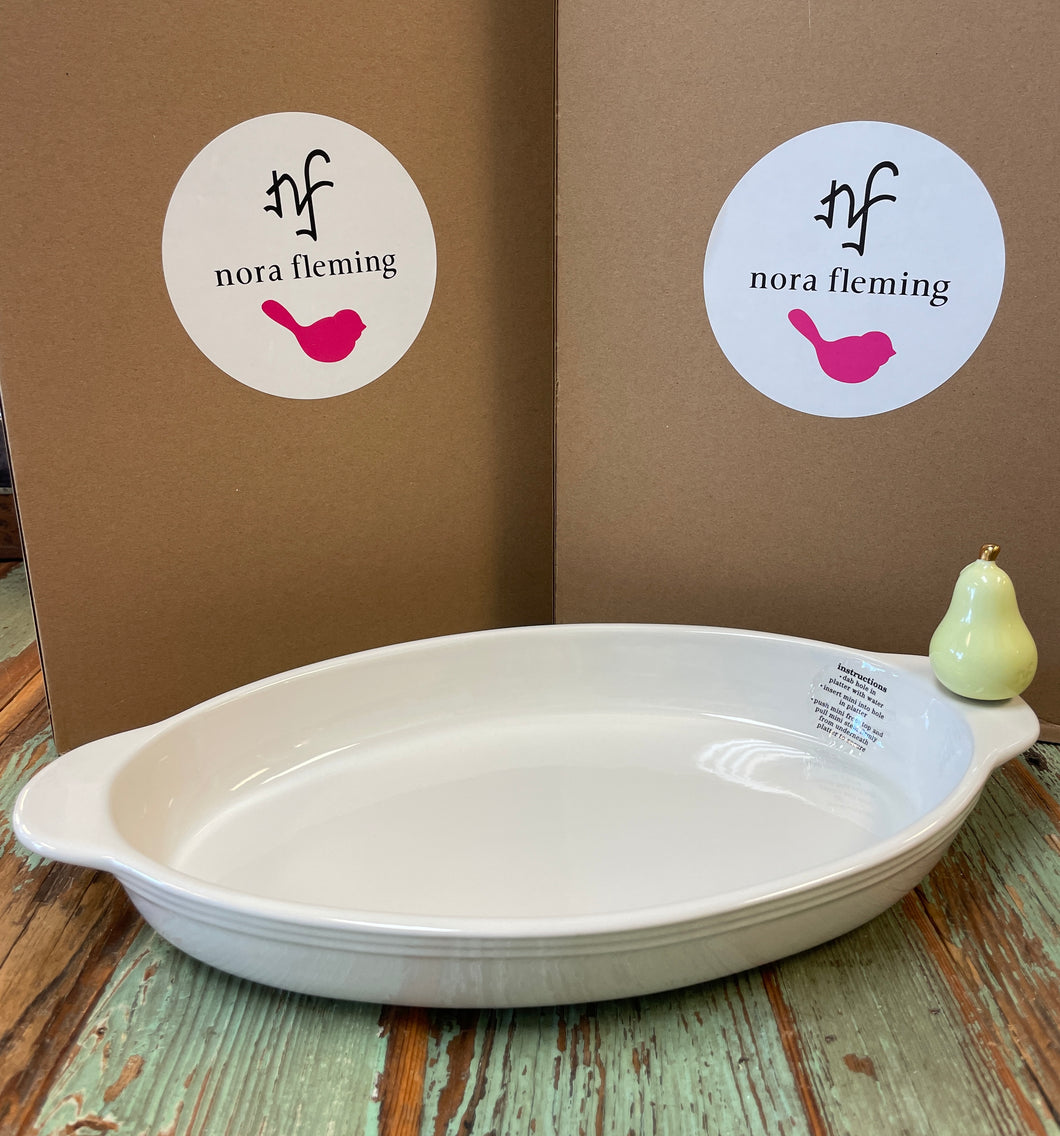 nora fleming pinstripe oval baker – Mint Juleps Shop