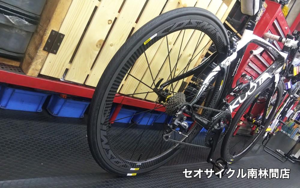 MAVIC COSMIC PRO CARBON EXALITHを装着です。 | セオサイクル南林間店