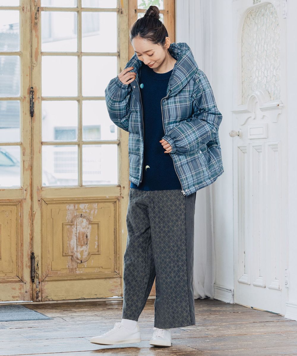 大きいサイズ レディース アウター ダウンジャケット リバーシブル