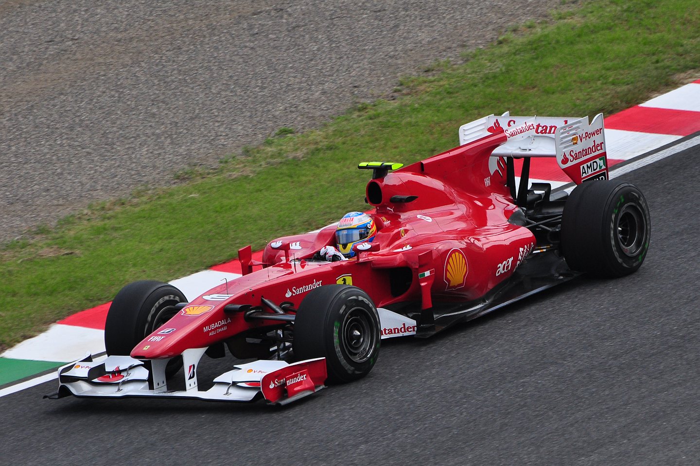 2010 F1 日本GP フェラーリ F10 フェルナンド・アロンソ: ミニカー