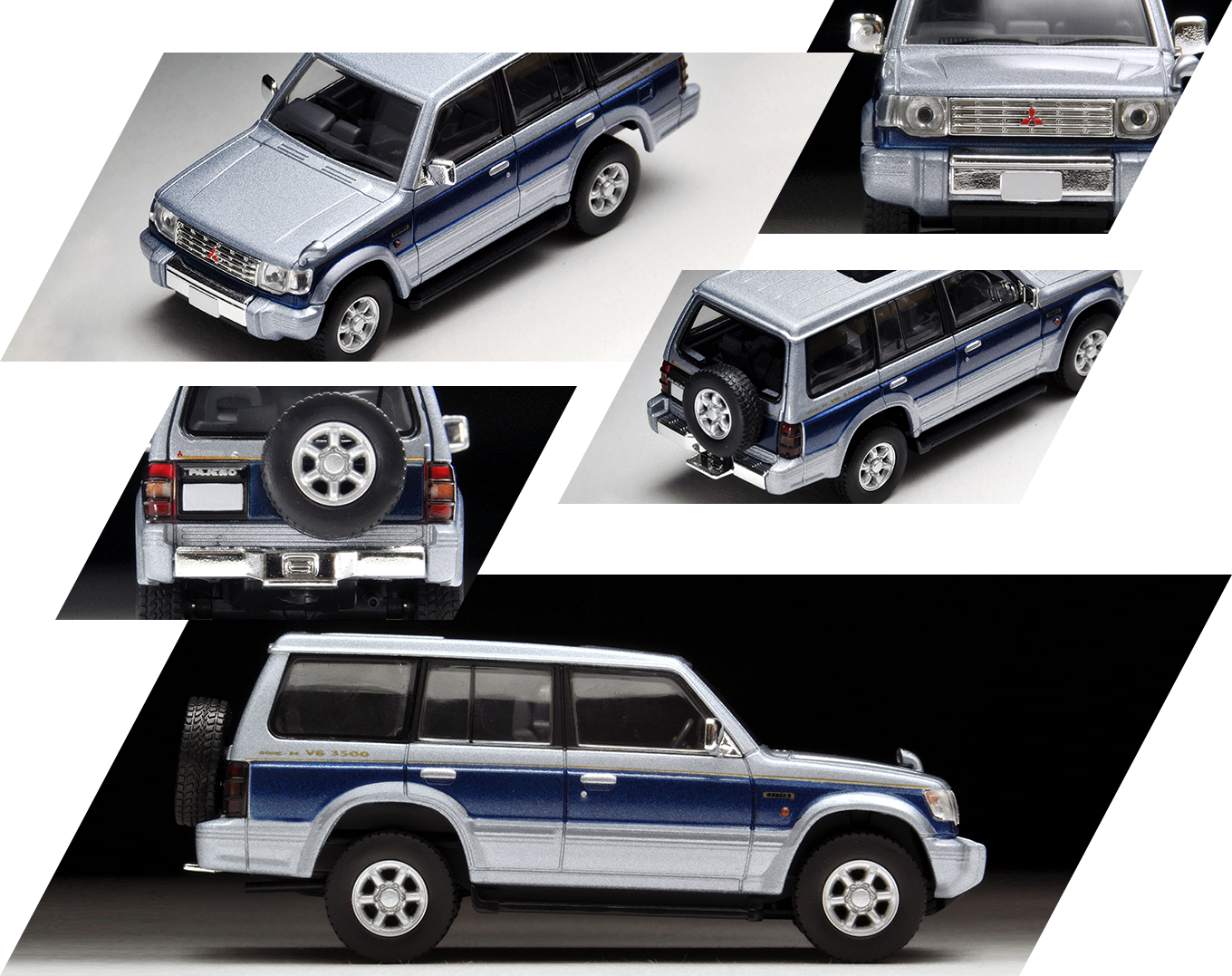 LV-N189a・LV-N189b パジェロ スーパーエクシードZ（銀/白）/（銀/青