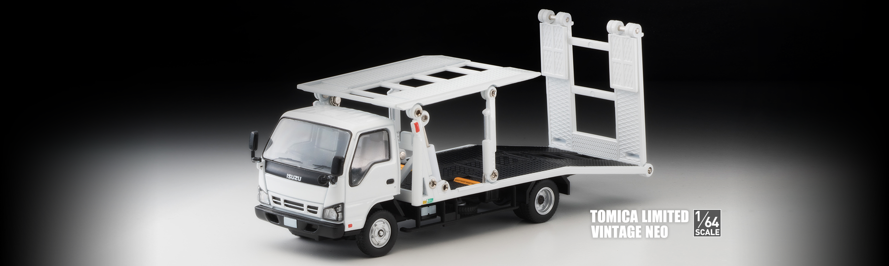 LV-N181a いすゞエルフ花見台自動車 セフテーローダ ビッグワイド（白