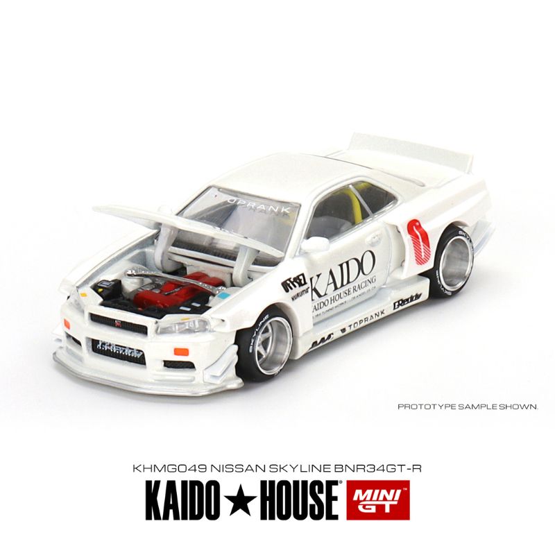 Nissan Skyline GT-R (R34) Kaido Works V2 By MINI GT - MINIATURE
