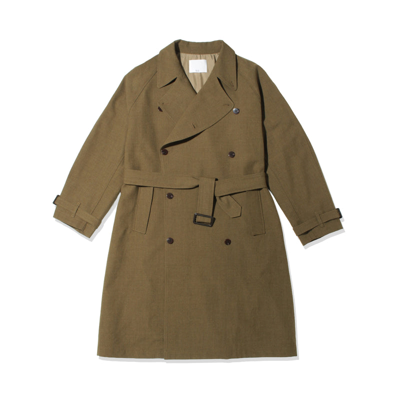 トレンチコート ウール カーキ – MINIMAL WARDROBE