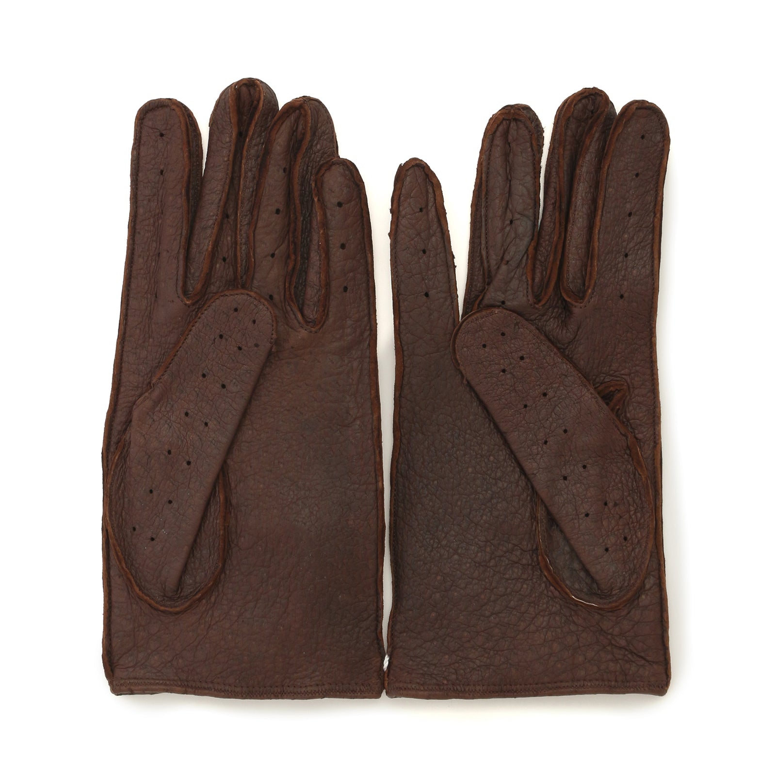 干場別注 ペッカリーレザーグローブ ブラウン – MINIMAL WARDROBE