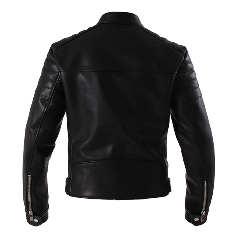 F7 セミダブルライダース カウレザー ブラック – MINIMAL WARDROBE