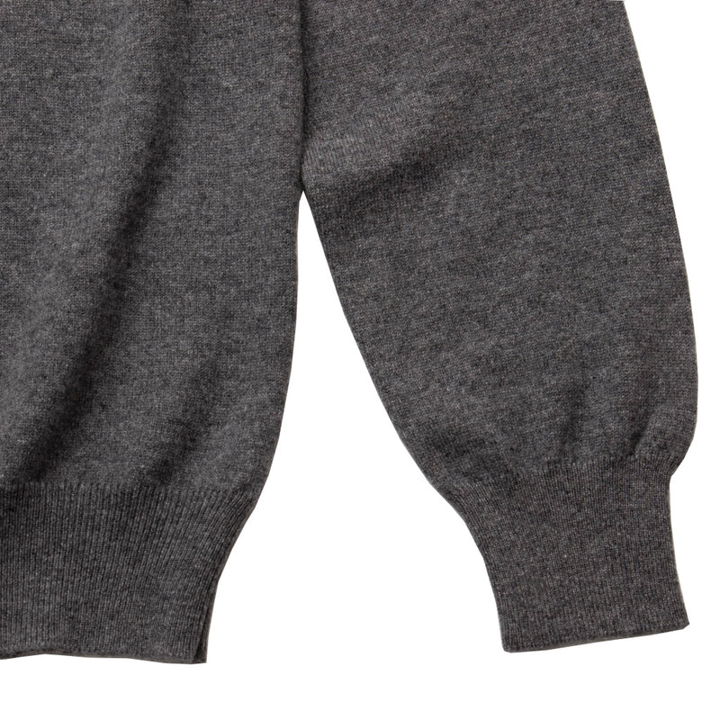 カシミヤ ハーフジップ グレー – MINIMAL WARDROBE