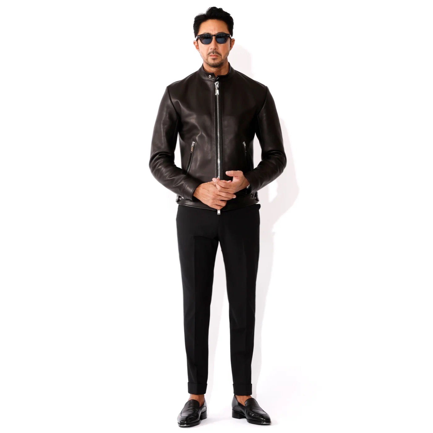 F0 シングルライダース カウレザー ブラック – MINIMAL WARDROBE