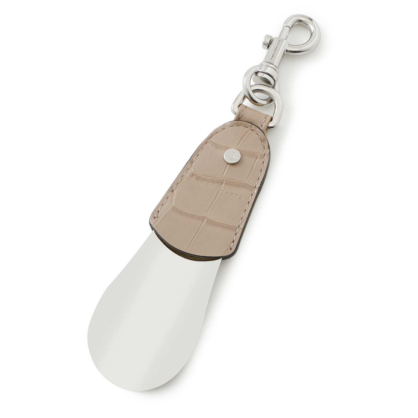 シューホーン ノブレッサ × エンボスクロコレザー グレージュ