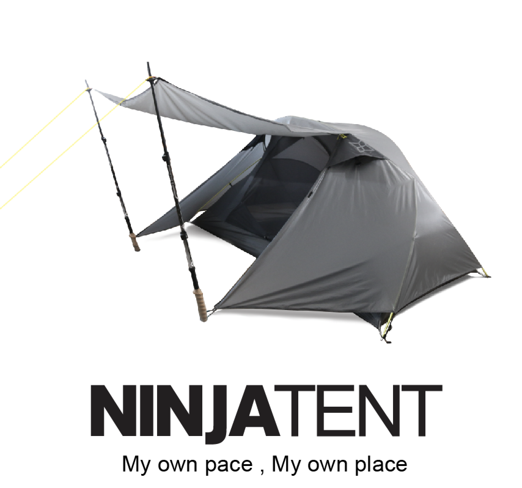 ブッシュクラフト、オシャレ系ソロキャンパーに＜NINJA TENT/ニンジャ