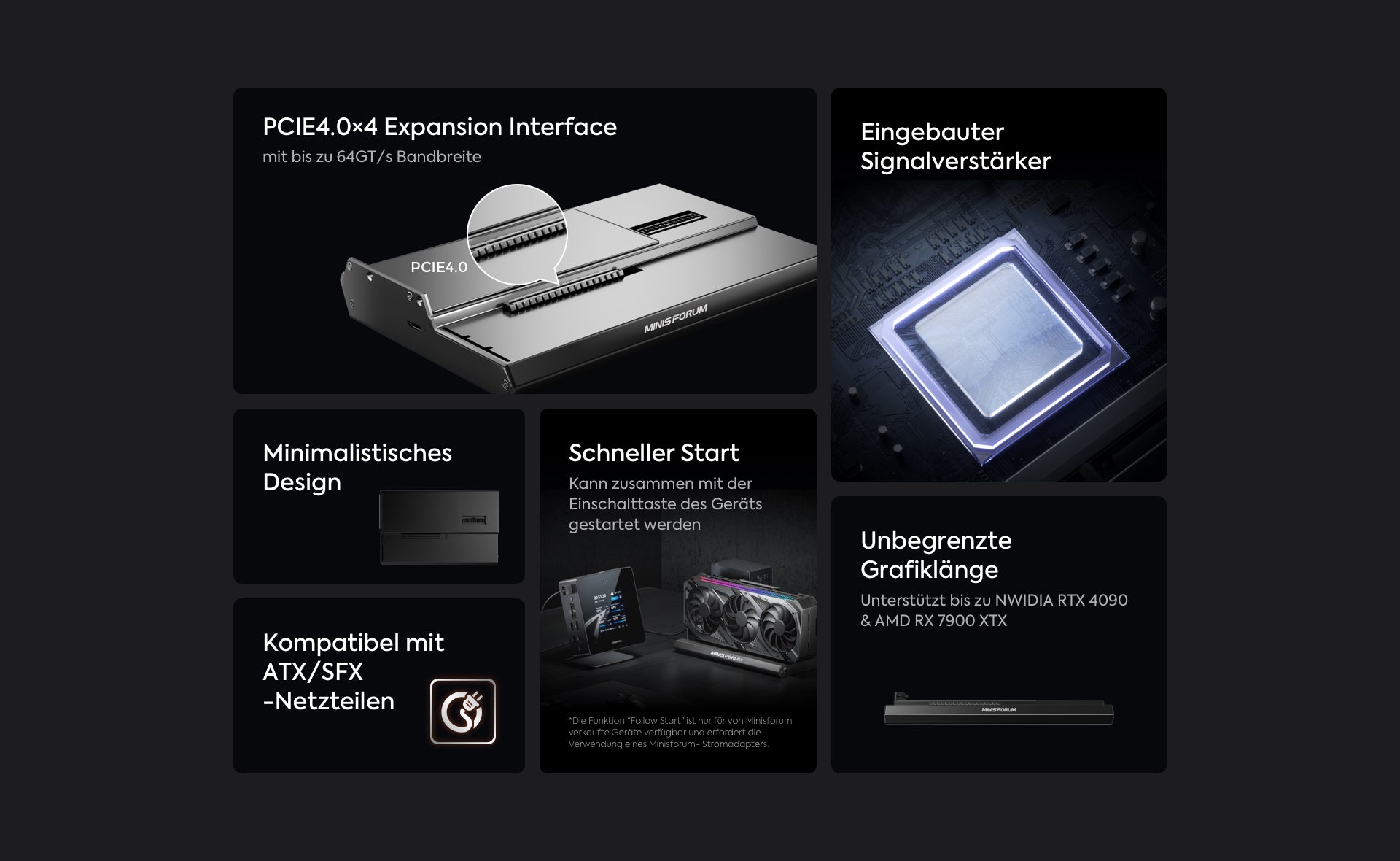 Minisforum DEG1 OCulink eGPU Dock