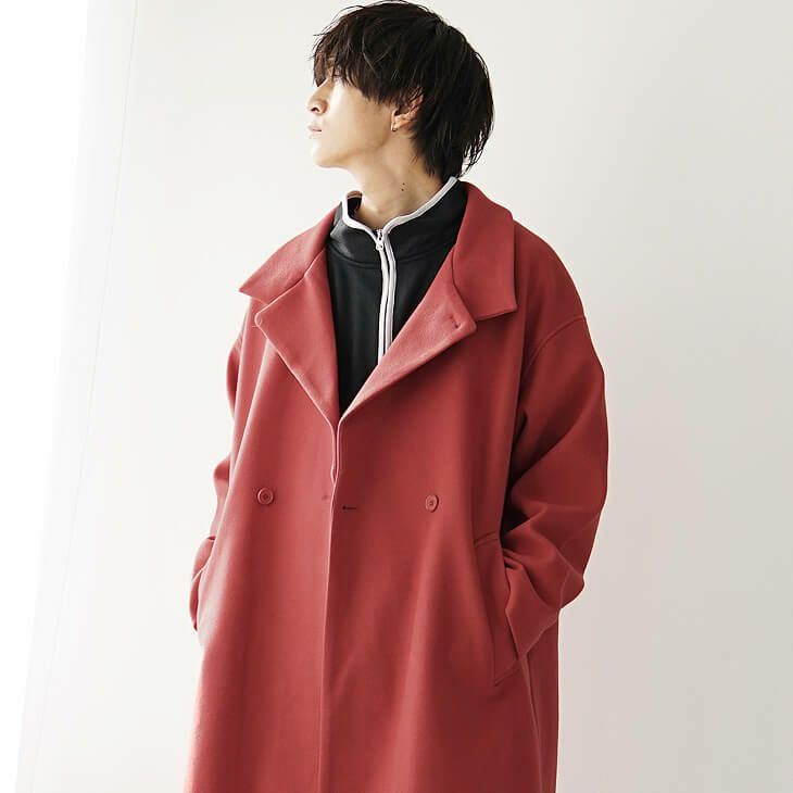 フェイクメルトン3WAYビッグコート ssj6443f