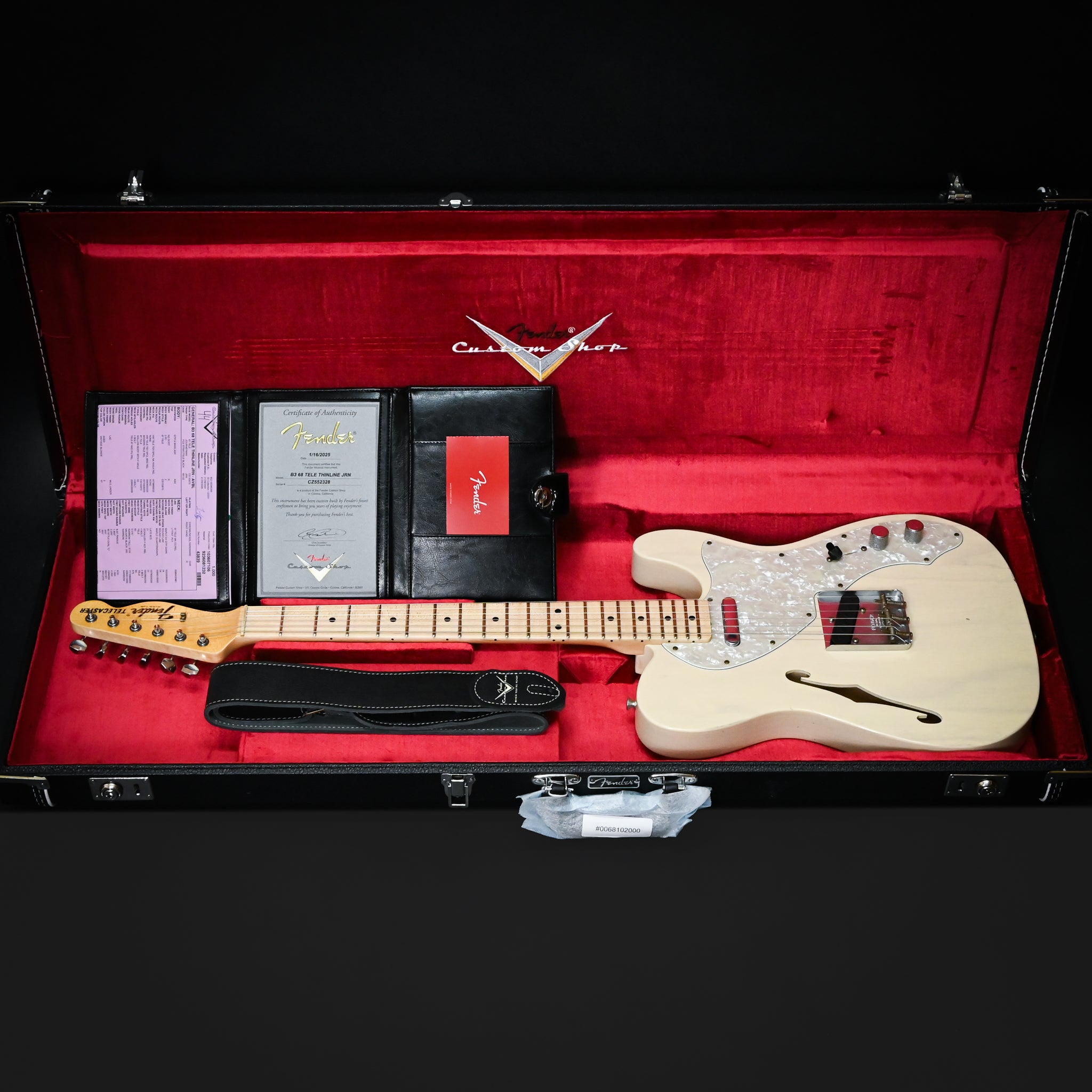 Fender Custom Shop '68 Telecaster Thinline Journeyman- Aged