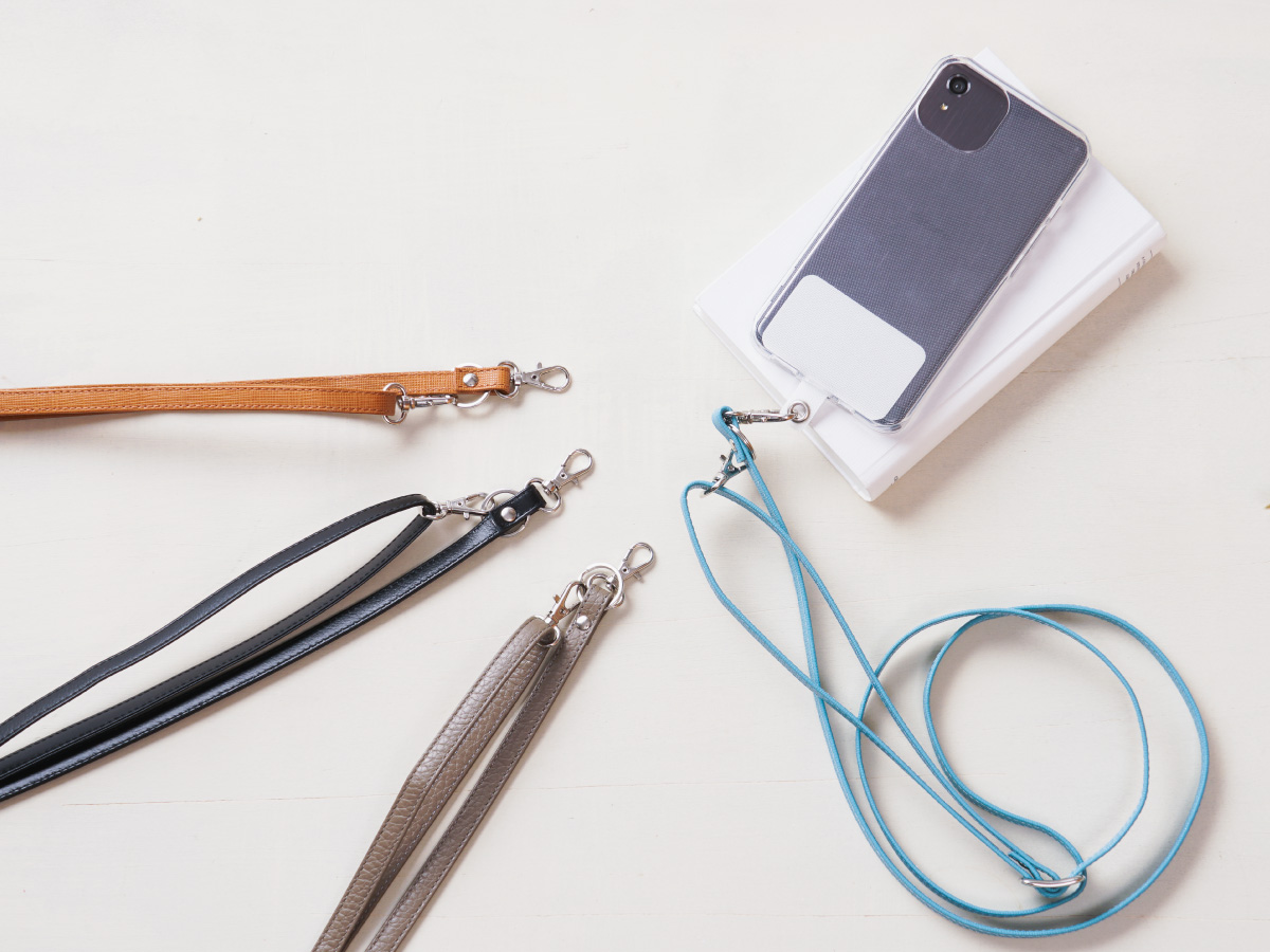 レザースマホショルダーストラップ | 革財布のお店mic (ミック)