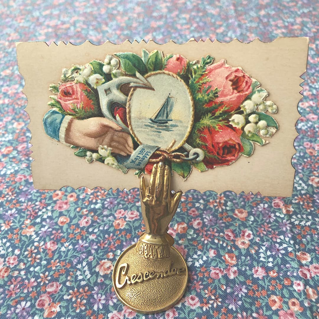 淑女の名刺 アンティーク ヴィクトリアン・コーリングカード