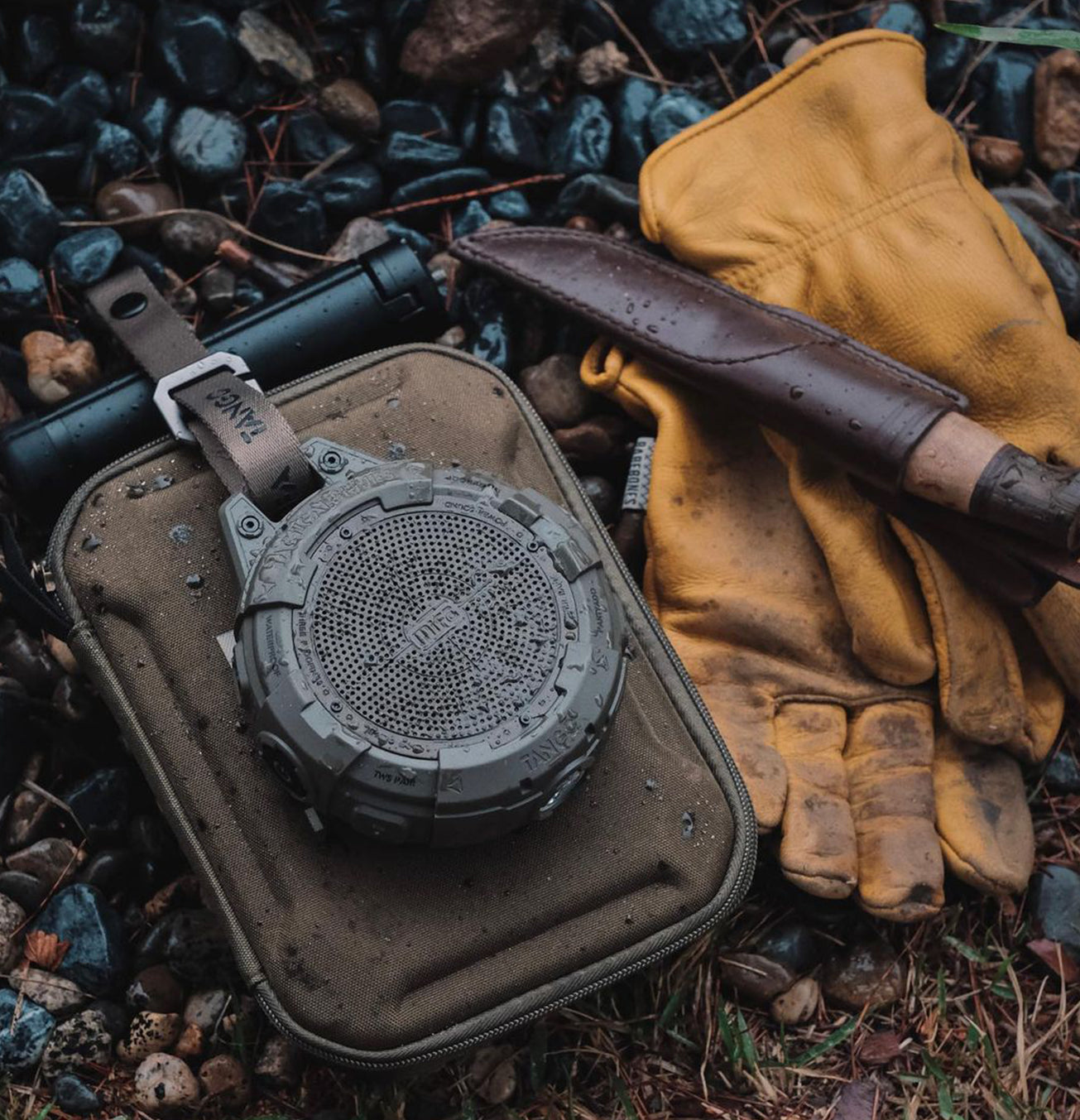 mifa Tango Portable Bluetooth Speaker With Flashlight,IP67 Waterproof