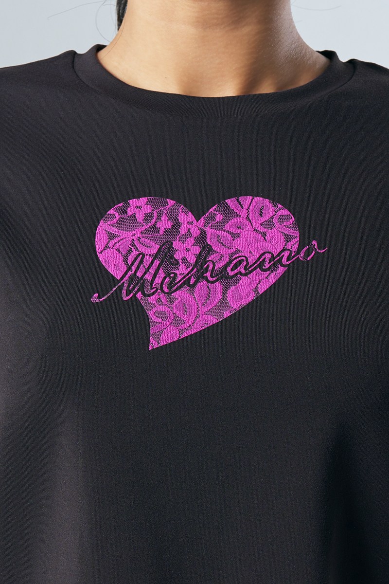 フィットネスウェア | エアリーTシャツ＊ブラック 【フリー