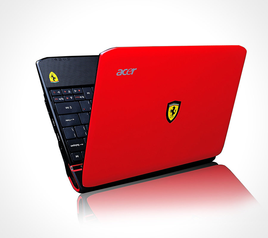 Acer Ferrari One Netbook with F1 World Champion Valve -