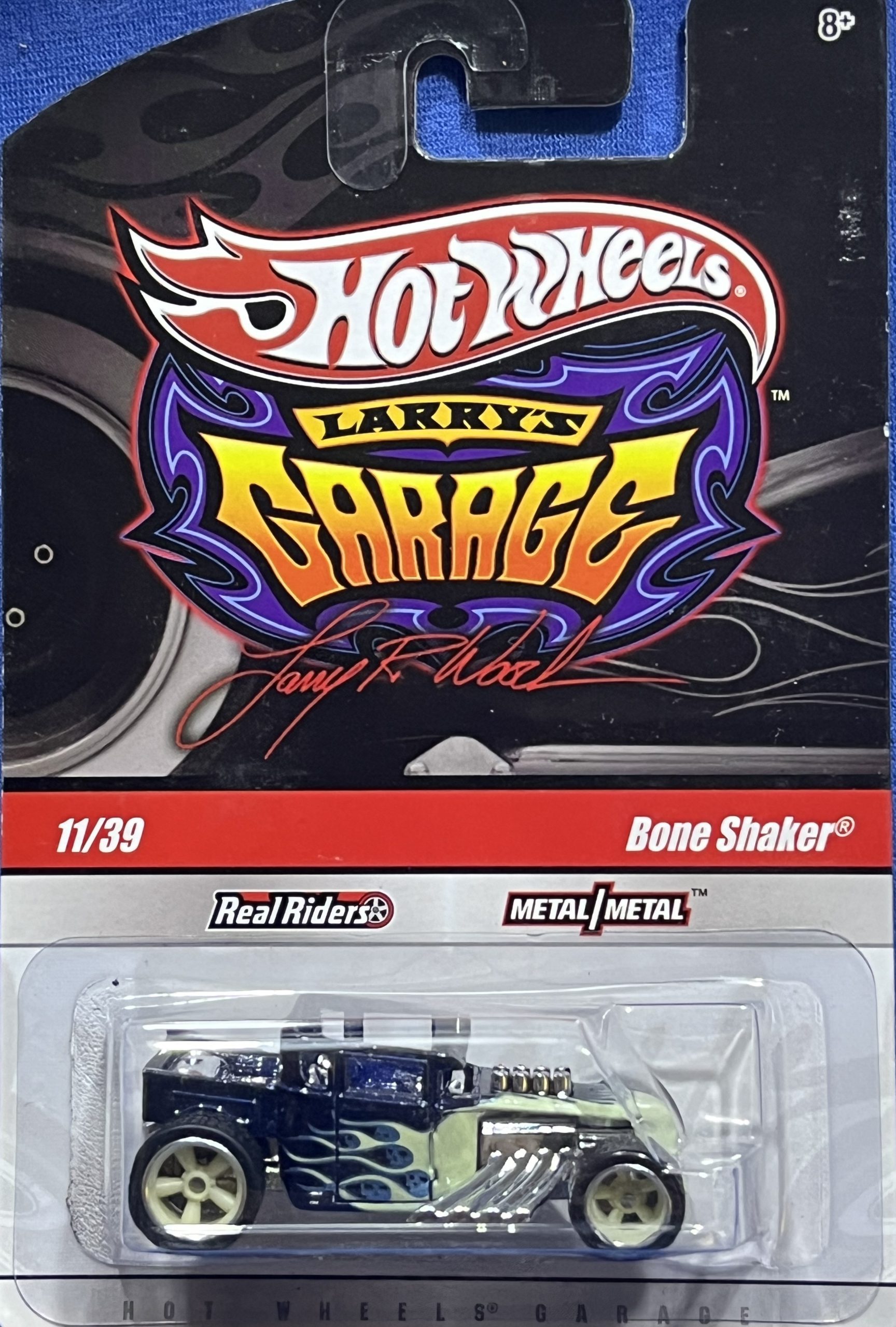 HOT WHEELS® 1:64 LARRY'S (DESIGNER) GARAGE 11 OF 39 BONE SHAKER