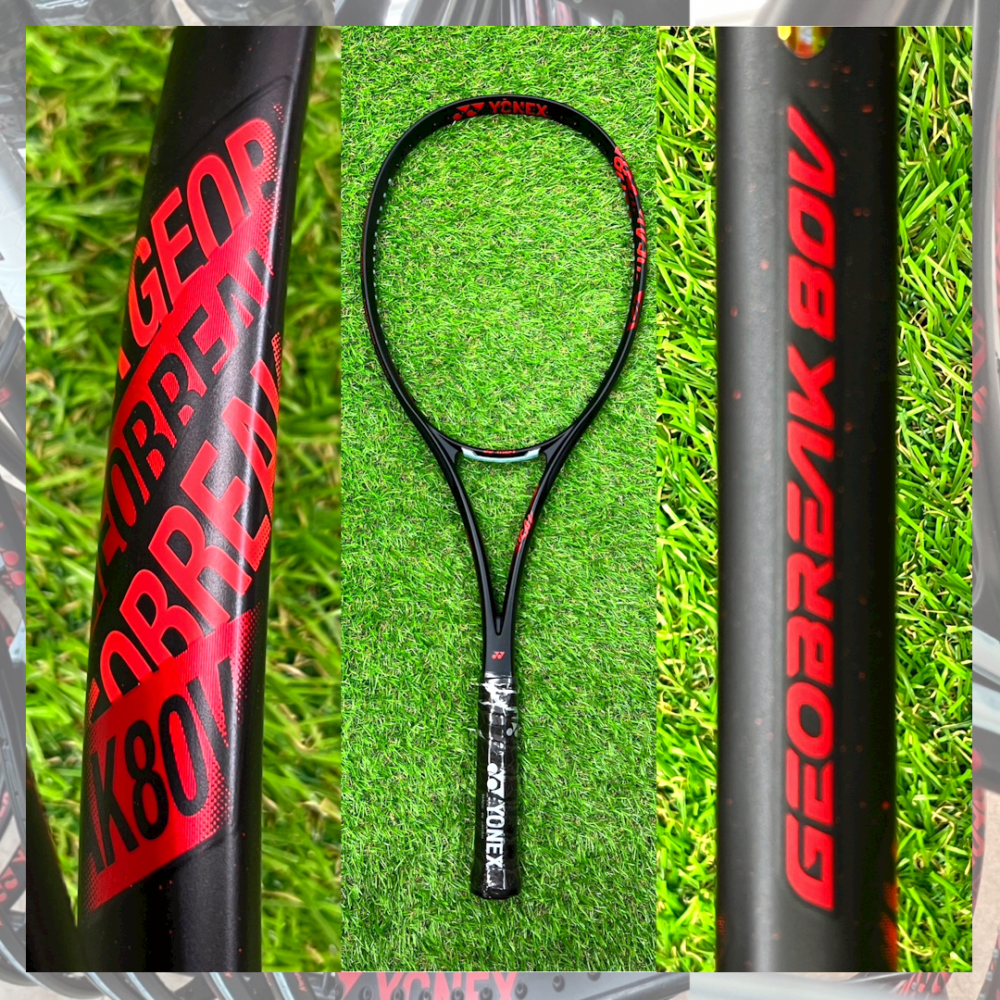 ヨネックスソフトテニスラケット【ジオブレイク80コズミックレッド