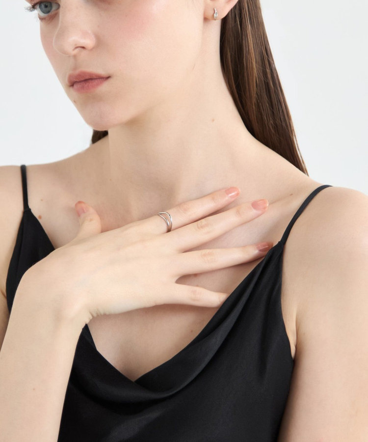 デイリープラチナ] PT501 リップル リング（410410） ｜ women