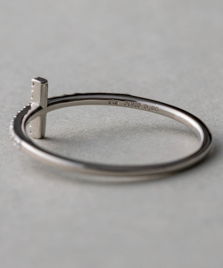 PT900 クロス ダイヤモンド リング（430718） ｜ women（ウィメンズ