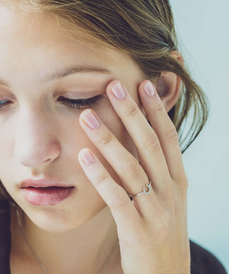 PT900 ホースシュー ダイヤモンド リング（430719） ｜ women