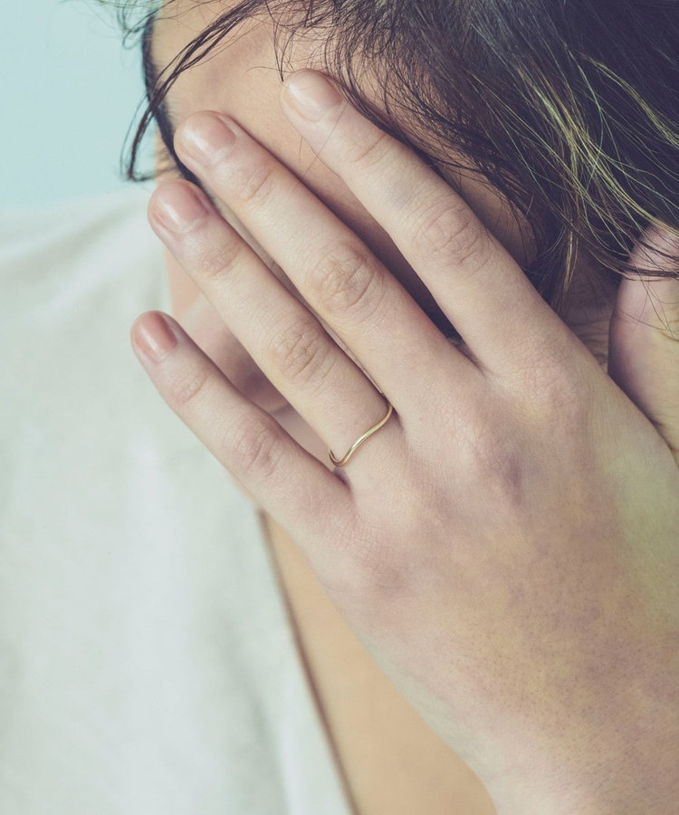 レイヤード] K10YG ウェーヴ リング（710924） ｜ women（ウィメンズ