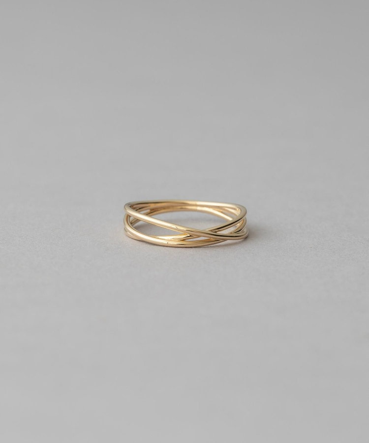 レイヤード] K10YG メッシュ リング（711001） ｜ women（ウィメンズ