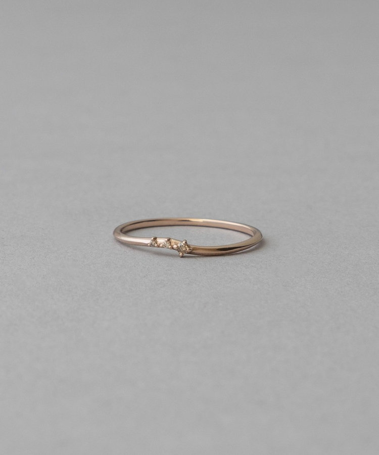 レイヤード] K10MPG ブラウンダイヤモンド リング（721176） ｜ women